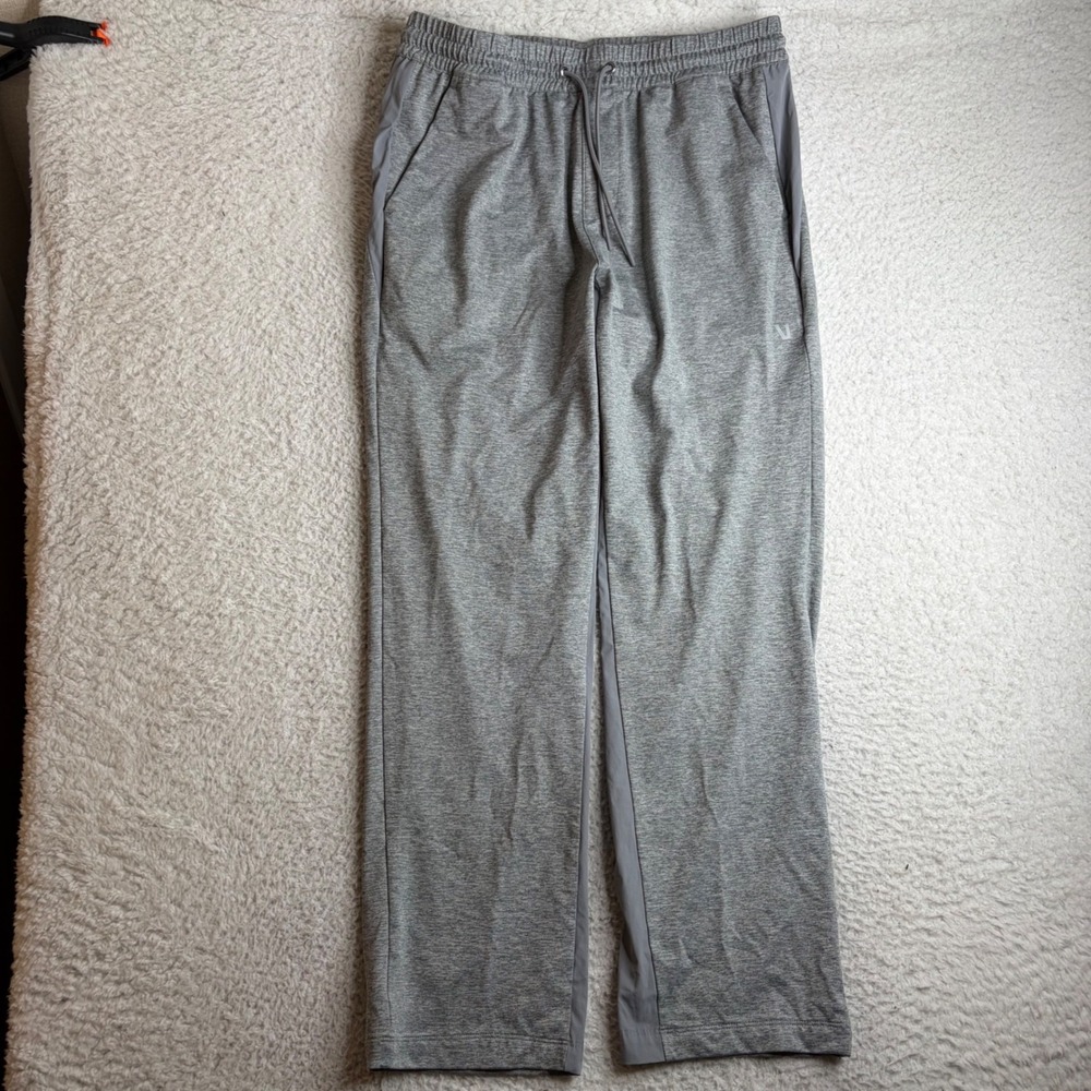 Vuori Men's Transit Jogger Heather Charcoal Grey Straight Leg Pants V4108 Size L